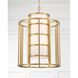 Hulton 6 Light 21 inch Luxe Gold Chandelier Ceiling Light