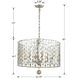 Layla 6 Light 23.75 inch Antique Silver Chandelier Ceiling Light