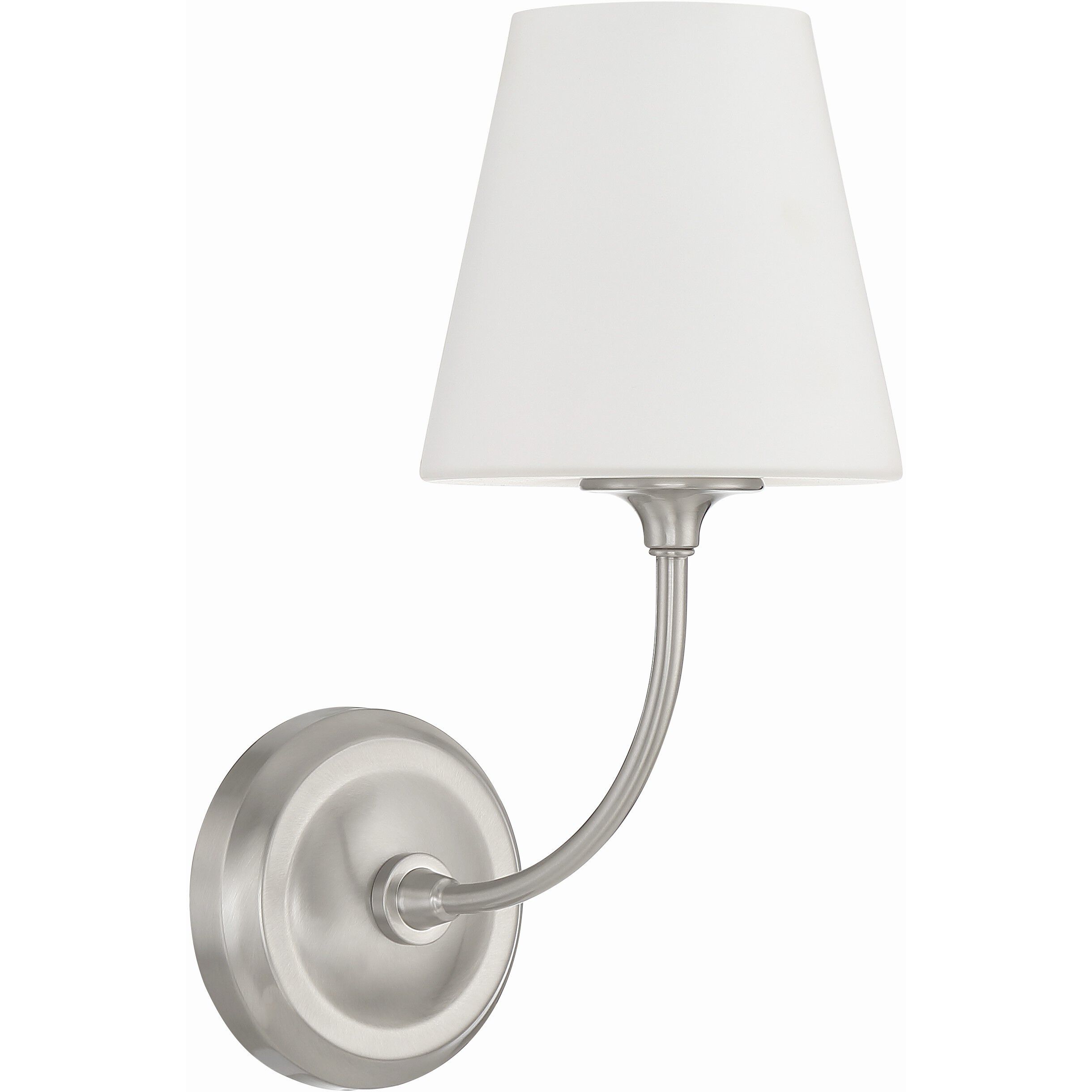 Sylvan Bath Sconce Wall Light in Brushed Nickel