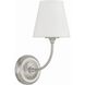 Sylvan Bath Sconce Wall Light in Brushed Nickel