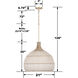 Zanzibar 5 Light 21 inch Soft Gold Pendant Ceiling Light