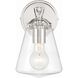 Voss Bath Sconce Wall Light in Polished Nickel