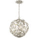 Marselle 4 Light 16.5 inch Antique Silver Mini Pendant Ceiling Light