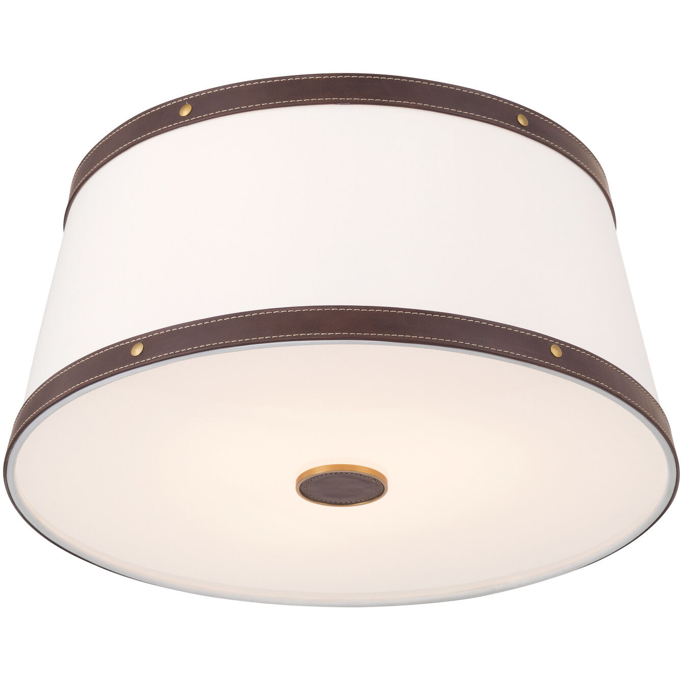 Callahan 3 Light 17 inch Luxe Gold Flush Ceiling Light
