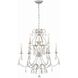 Ashton 9 Light 25.5 inch Olde Silver Chandelier Ceiling Light in Clear Hand Cut