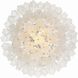 Addis 20 Light 31.5 inch Polished Chrome Chandelier Ceiling Light in Tronchi Glass White