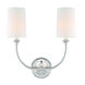 Sylvan Bath Wall Light in Polished Nickel