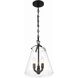 Voss 3 Light 11 inch Matte Black Pendant Ceiling Light
