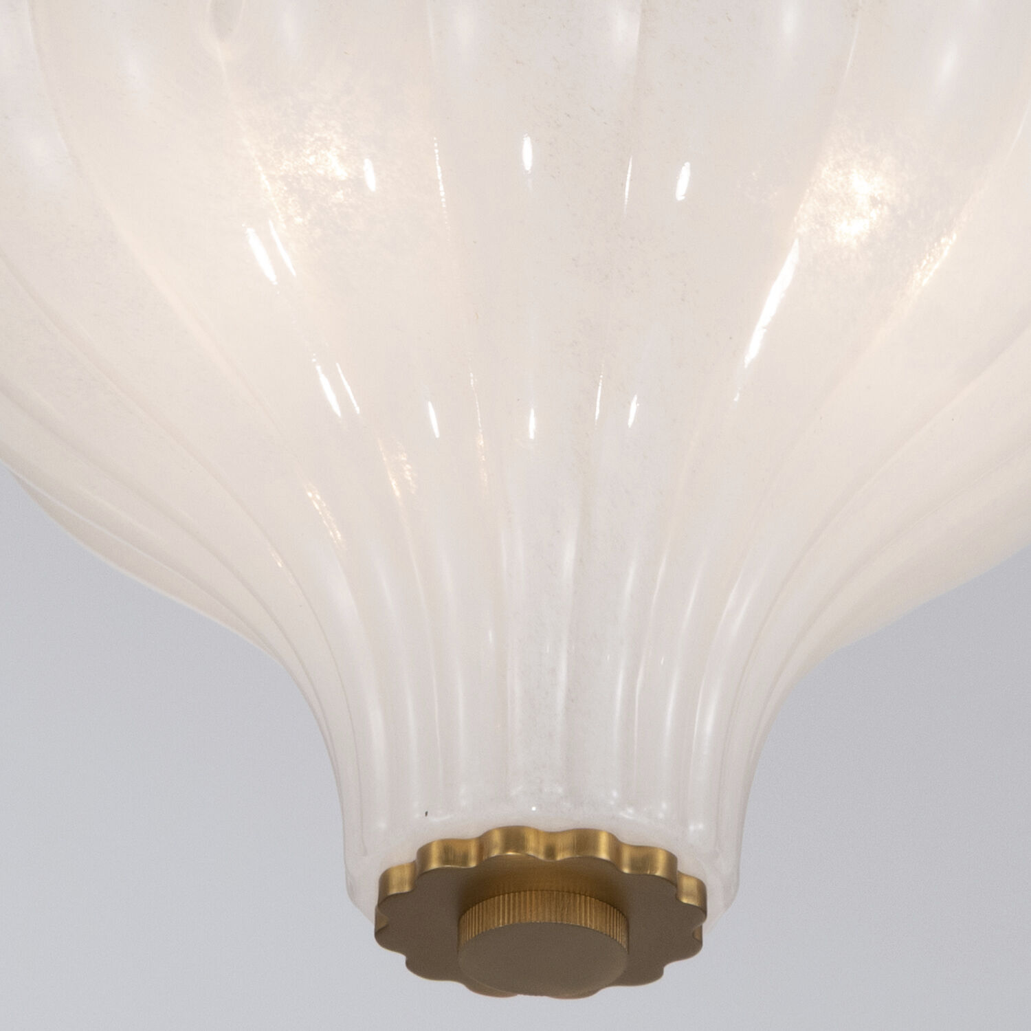 Layton 3 Light 9.75 inch Luxe Gold Semi Flush Ceiling Light