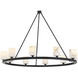 Aragon 10 Light 34.75 inch Matte Black Chandelier Ceiling Light