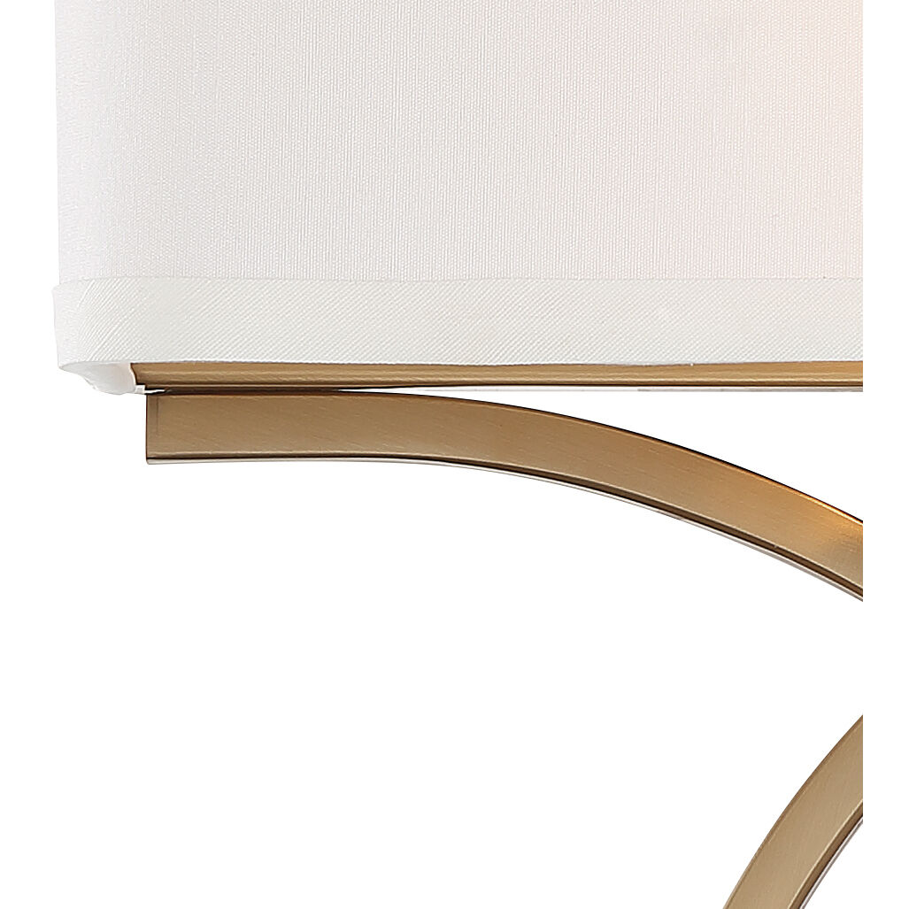 Brinkley Bath Wall Light in Vibrant Gold