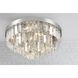 Hayes 8 Light 18 inch Polished Nickel Flush Ceiling Light