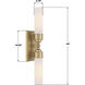 Wilcox 2 Light 5 inch Aged Brass Bath Wall Sconce Wall Light