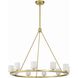 Aragon 10 Light 34.75 inch Soft Brass Chandelier Ceiling Light