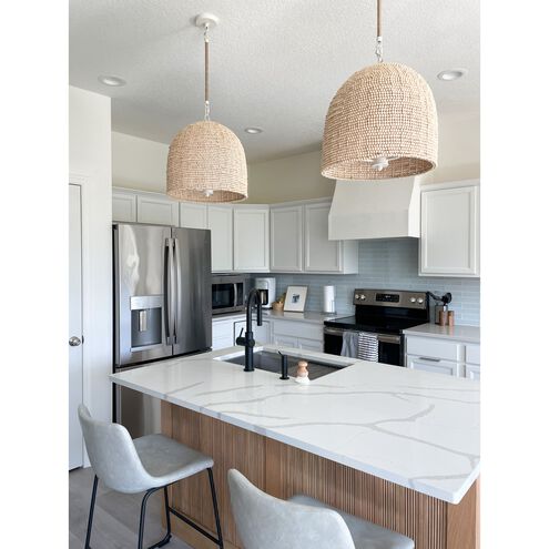Jasper 3 Light 16 inch Matte White Pendant Ceiling Light