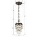 Calypso 1 Light 7.25 inch Vibrant Bronze Mini Pendant Ceiling Light