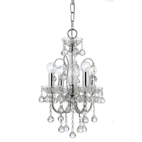 Imperial 4 Light 12 inch Polished Chrome Mini Chandelier Ceiling Light