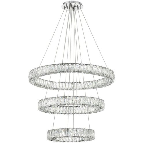 Kinsley 1 Light 32 inch Polished Chrome Pendant Ceiling Light