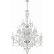 Traditional Crystal 25 Light 45 inch Polished Chrome Chandelier Ceiling Light