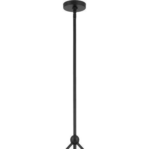 Omni 6 Light 46.5 inch Matte Black Chandelier Ceiling Light