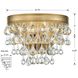 Calypso 2 Light 10.75 inch Vibrant Gold Sconce Wall Light