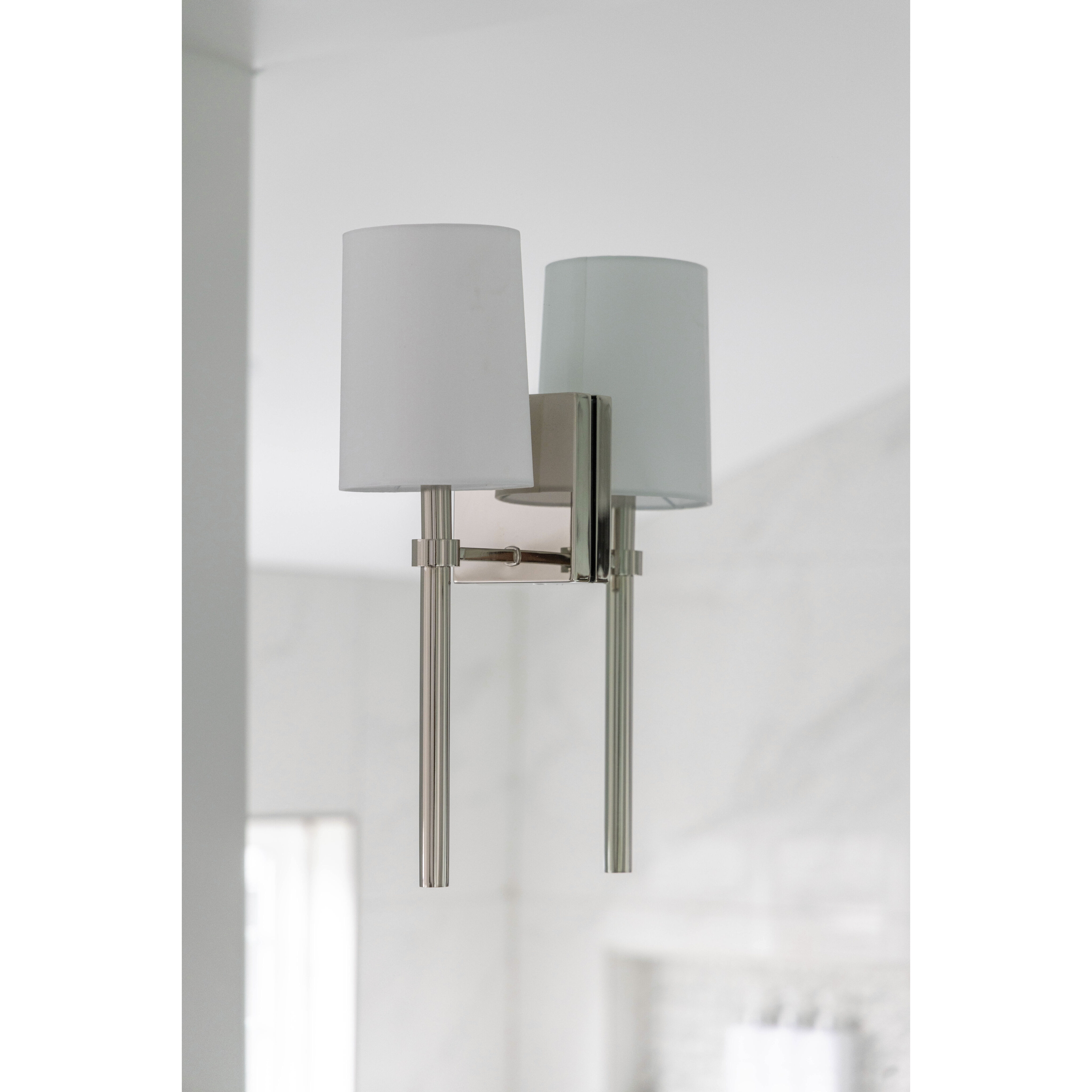 Bromley 1 Light 5.5 inch Polished Nickel Sconce Wall Light