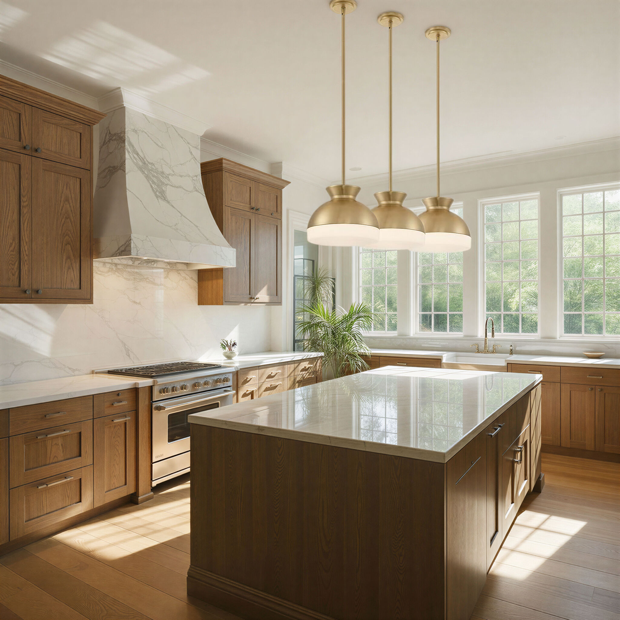 Gidget 2 Light 15 inch Vibrant Gold Mini Pendant Ceiling Light