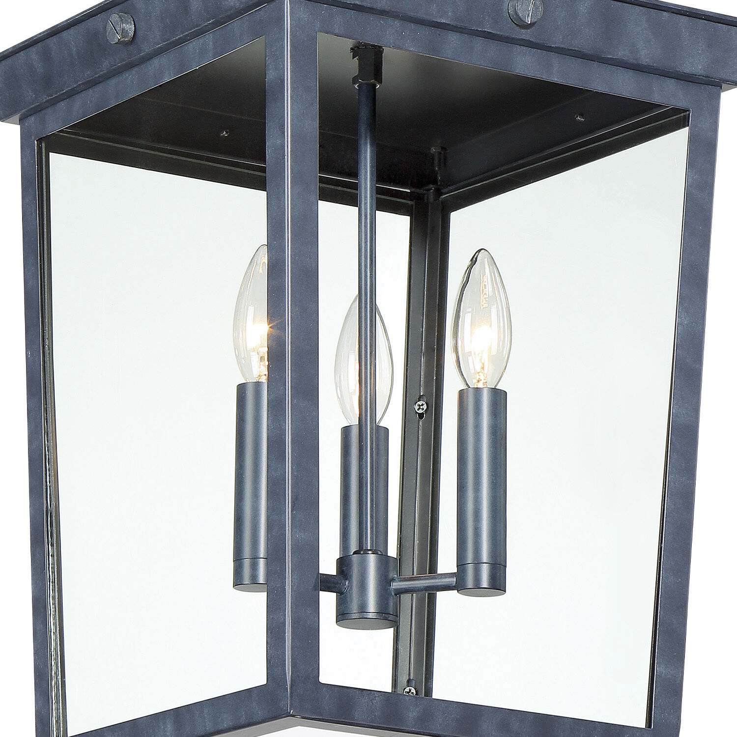 Belmont 3 Light 12 inch Graphite Outdoor Pendant