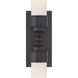Wilcox 2 Light 5 inch Matte Black Bath Wall Sconce Wall Light