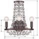 Channing 3 Light 12 inch Chocolate Bronze Sconce Wall Light