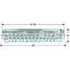 Calypso 8 Light 33 inch Polished Chrome Bathroom Vanity Light Wall Light