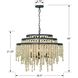 Poppy 6 Light 26.5 inch Forged Bronze Chandelier Ceiling Light