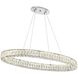 Kinsley 1 Light 39 inch Polished Chrome Chandelier Ceiling Light