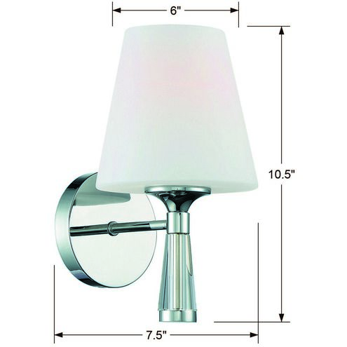 Ramsey 1 Light 6 inch Polished Nickel Sconce Wall Light