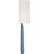 Jori Wall Sconce Wall Light in Aged Brass and Blue