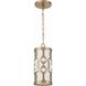 Jennings 1 Light 6.25 inch Aged Brass Mini Pendant Ceiling Light