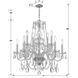Traditional Crystal 12 Light 31 inch Polished Chrome Chandelier Ceiling Light in Clear Italian