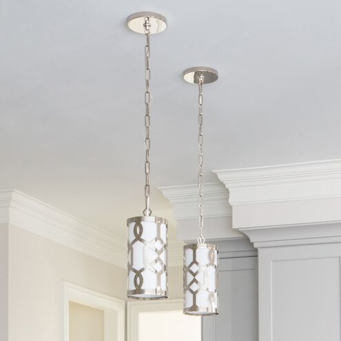 Jennings 1 Light 6 inch Polished Nickel Mini Pendant Ceiling Light