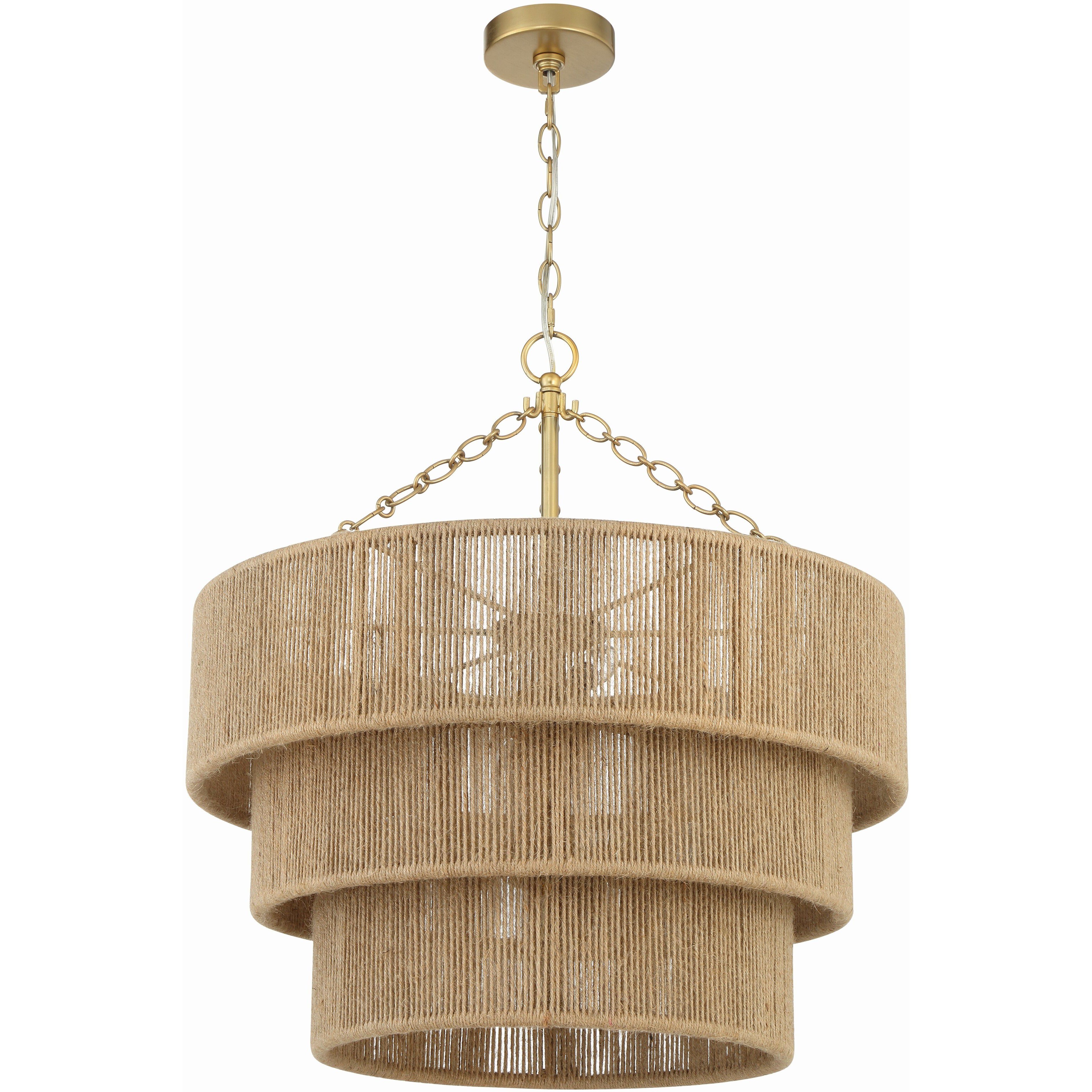 Shyla 10 Light 24 inch Soft Gold Chandelier Ceiling Light