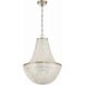 Brielle 6 Light 18 inch Antique Silver Chandelier Ceiling Light