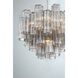 Addis 6 Light 19.75 inch Polished Chrome Chandelier Ceiling Light in Tronchi Glass Smoke