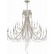 Arcadia 28 Light 61 inch Antique Silver Chandelier Ceiling Light