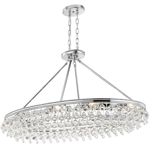 Calypso 8 Light 39.75 inch Polished Chrome Chandelier Ceiling Light