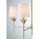 Broche 4 Light 28 inch Antique Gold Chandelier Ceiling Light