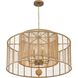 Jayna 8 Light 31.25 inch Burnished Silver Chandelier Ceiling Light