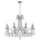 Othello 8 Light 31 inch Polished Chrome Chandelier Ceiling Light in Clear Swarovski Strass
