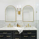 Lena Bath Wall Light in Vibrant Gold