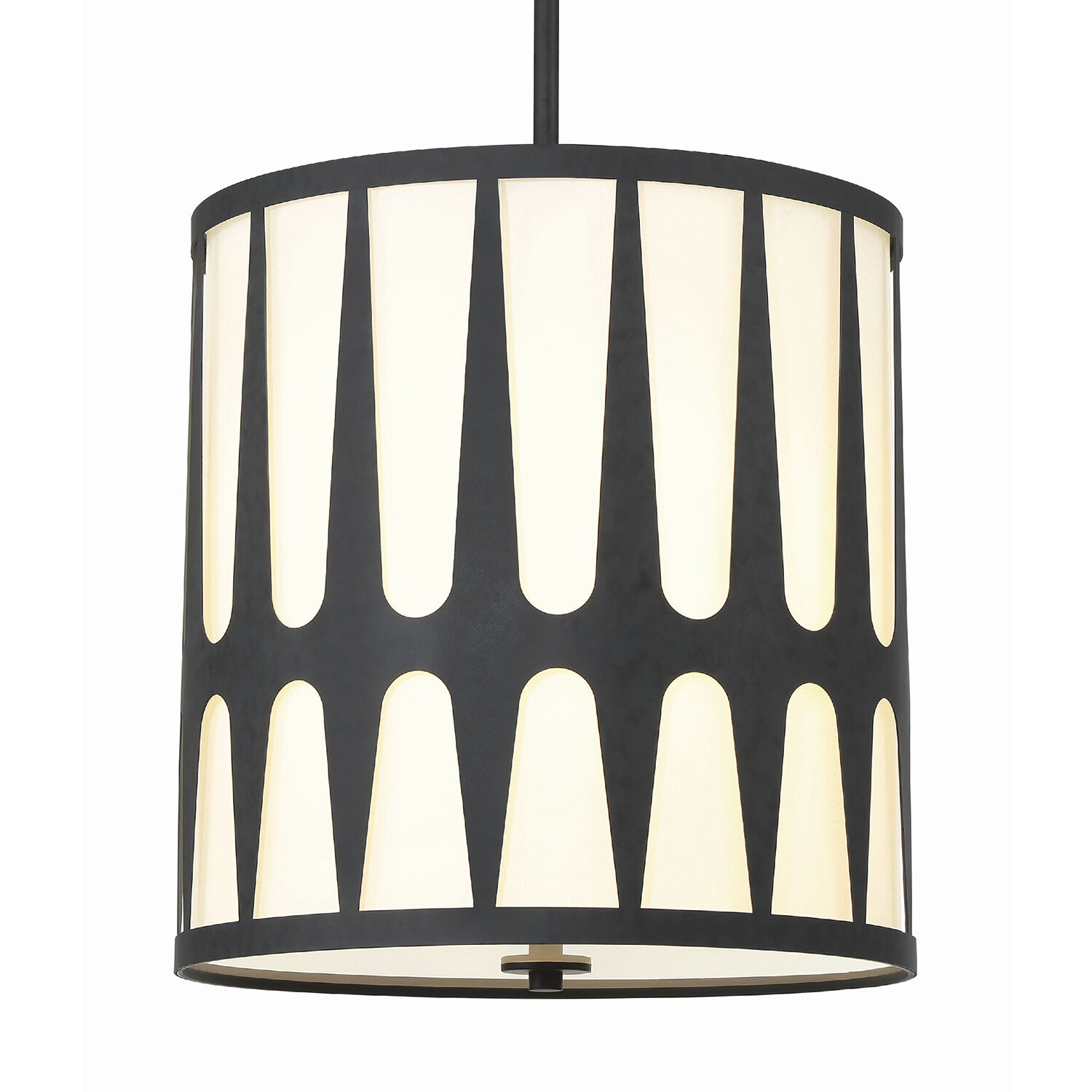 Royston Pendant Ceiling Light in Black