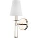 Baxter 1 Light 5 inch Polished Nickel Sconce Wall Light