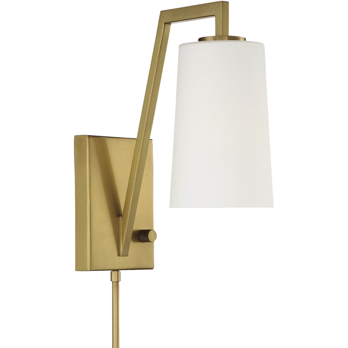 Avon 10.25 inch 60.00 watt Aged Brass Task Sconce Wall Light